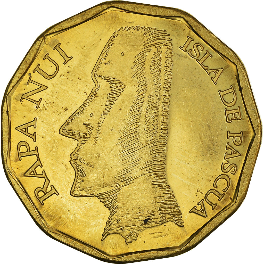 Coin, RAPA NUI - ISLA DE PASCUA - EASTER ISLAND, No ruler, 10 Pesos, 2007