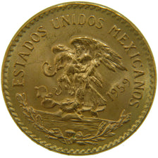 Mexico, 20 Pesos, 1959, KM #478, MS(60-62), Gold, 27.5, 16.70