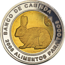 Coin, CABINDA, 2.50 Escudo Convertivel, 2008, MS(63), Bi-Metallic, KM:21