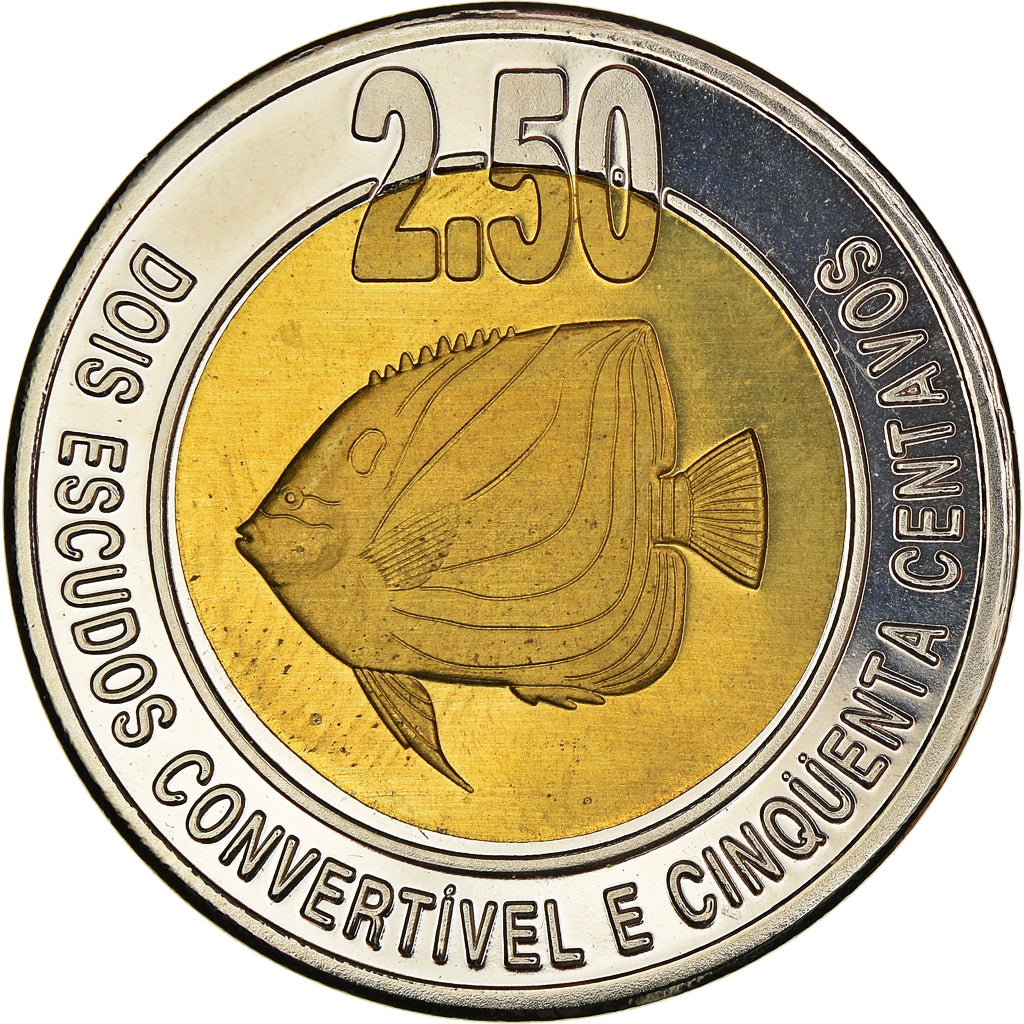 Coin, CABINDA, 2.50 Escudo Convertivel, 2008, MS(63), Bi-Metallic, KM:21