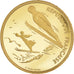 Moneta, Francia, Albertville 92, saut à ski, 500 Francs, 1991, Paris, FDC, Oro