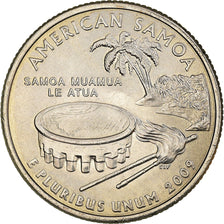 Coin, United States, Quarter, 2009, U.S. Mint, Denver, American Samoa