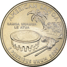 Coin, United States, Quarter, 2009, U.S. Mint, Denver, American Samoa