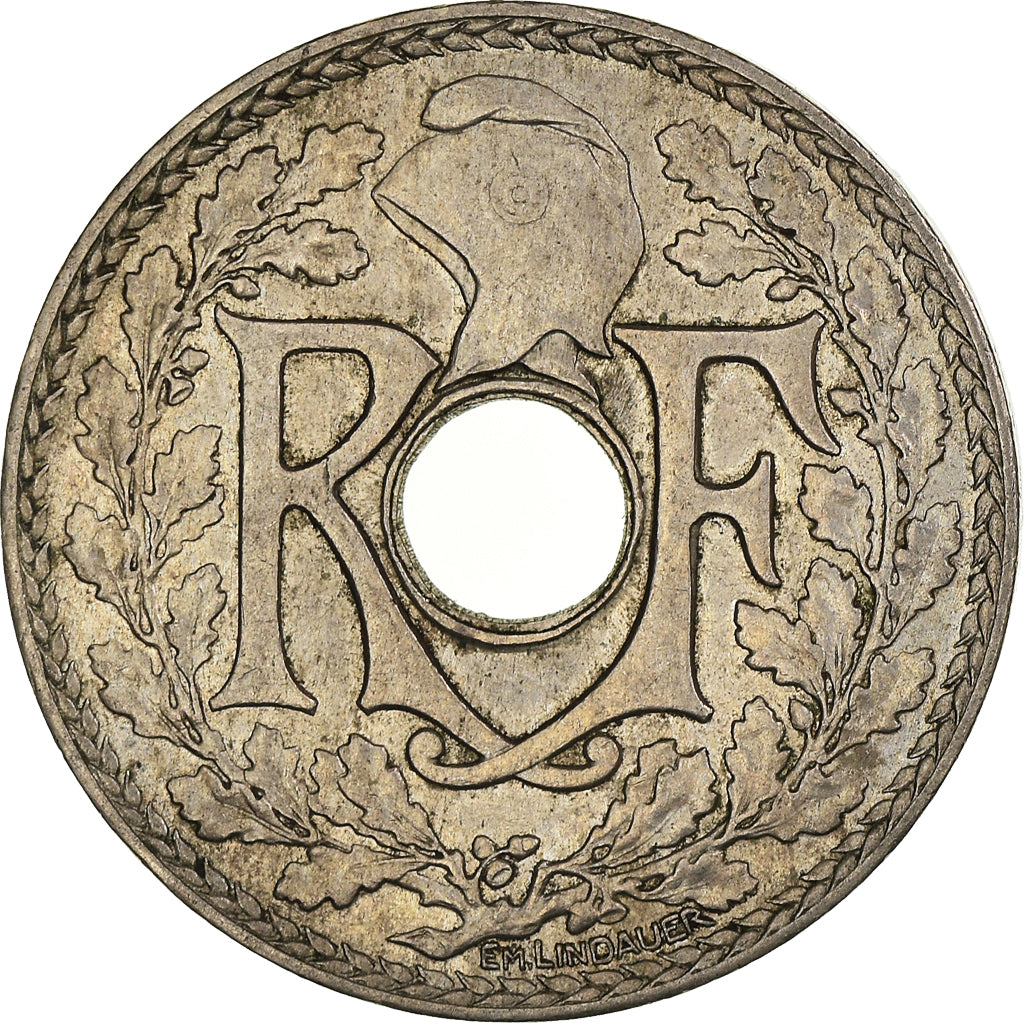 Münze, Frankreich, Lindauer, 25 Centimes, 1936, SS, Kupfer-Nickel, KM:867a