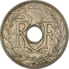 Münze, Frankreich, Lindauer, 25 Centimes, 1936, SS, Kupfer-Nickel, KM:867a