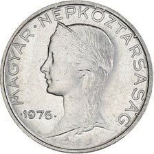 Monnaie, Hongrie, 5 Filler, 1976, Budapest, SUP+, Aluminium, KM:549