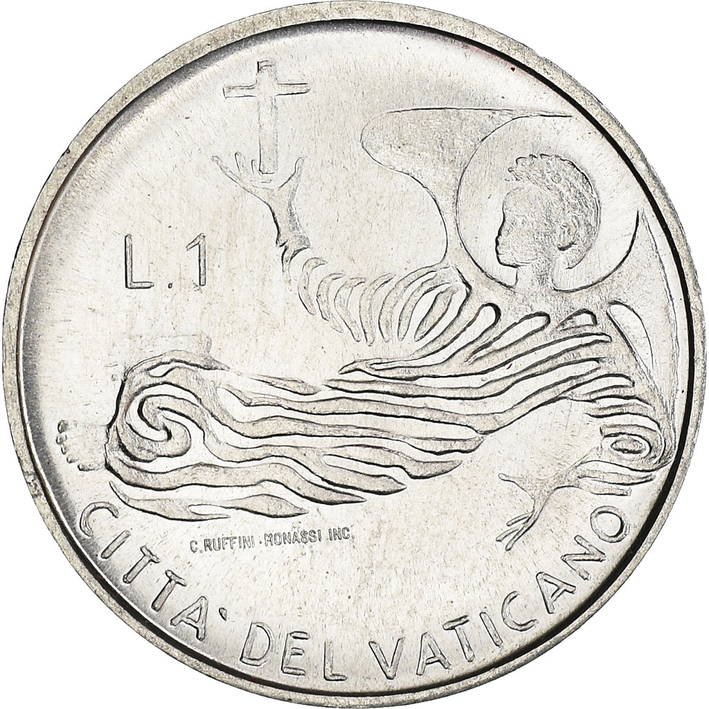 Moneta, CITTÀ DEL VATICANO, Paul VI, Lira, 1969, SPL, Alluminio, KM:108