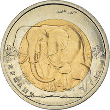 Coin, Turkey, Lira, 2009, Eléphant, MS(63), Bi-Metallic, KM:1263