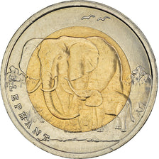 Coin, Turkey, Lira, 2009, Eléphant, MS(63), Bi-Metallic, KM:1263