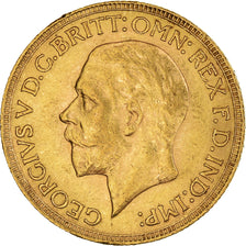 Coin, South Africa, George V, Souverain, Sovereign, 1930, AU(50-53), Gold