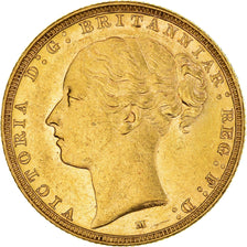 Coin, Australia, Victoria, Souverain, Sovereign, 1886, Melbourne, AU(50-53)