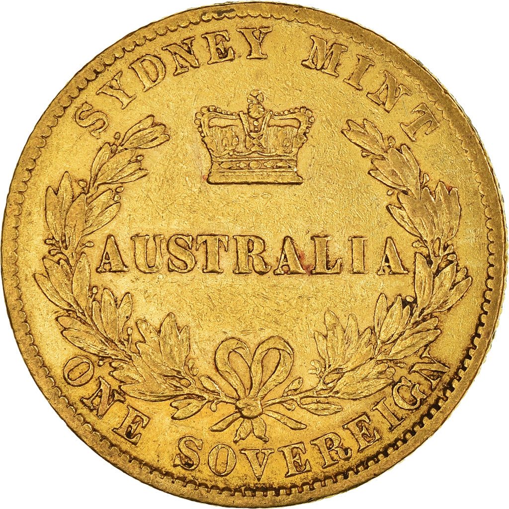 Moneda, Australia, Victoria, Souverain, Sovereign, 1870, Sydney, MBC+, Oro, KM:4