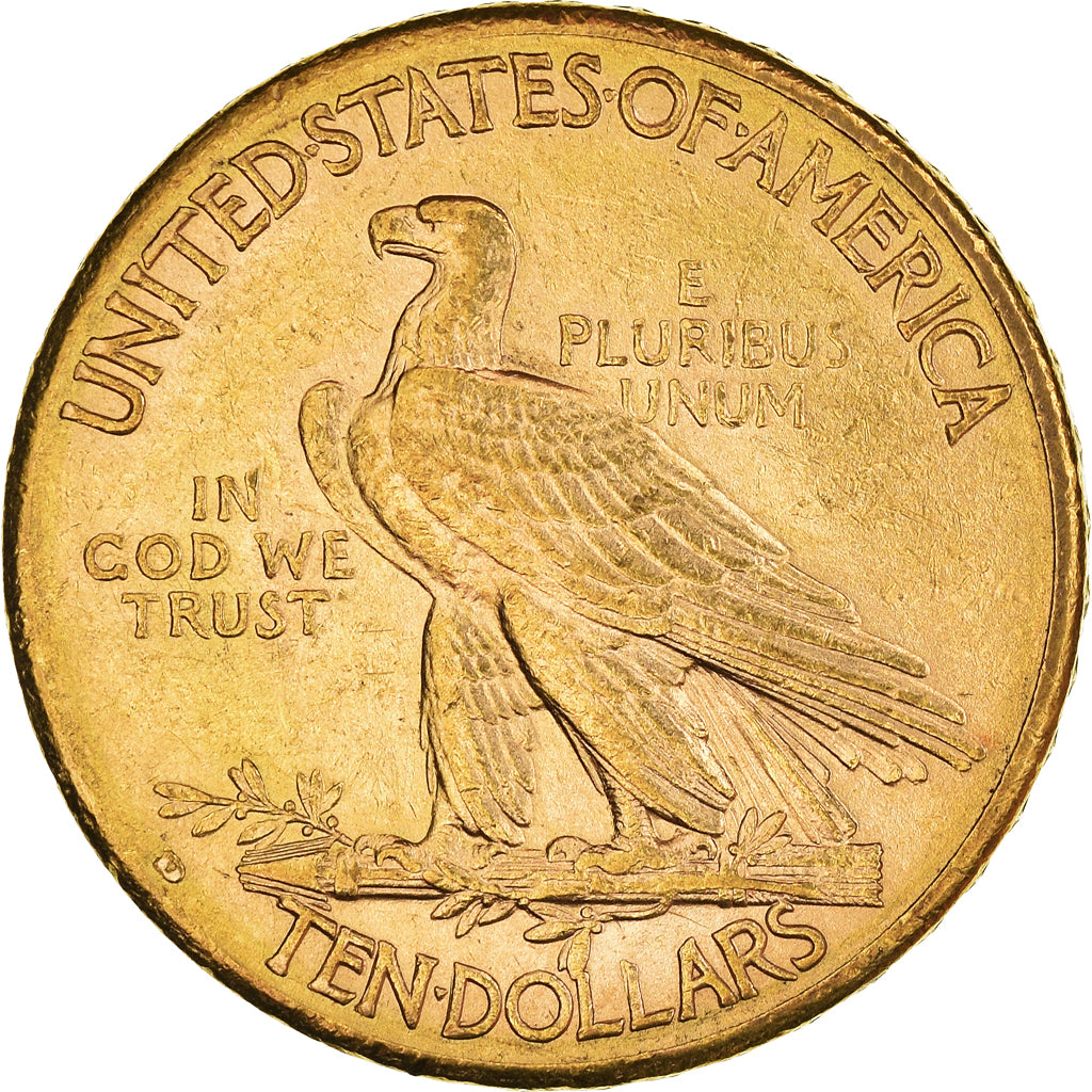 Monnaie, États-Unis, Indian Head, $10, Eagle, 1910, U.S. Mint, Denver, TTB, Or