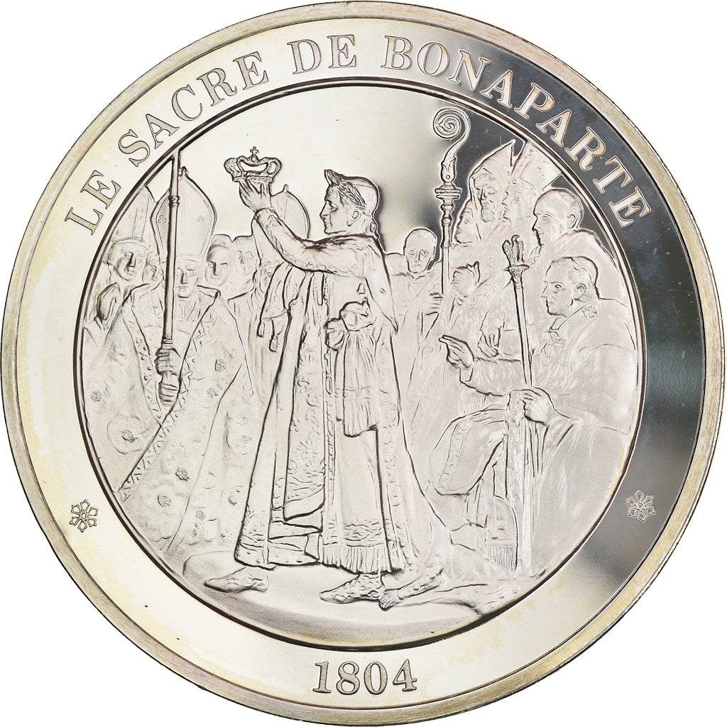 France, Medal, Le Sacre de Napoléon Bonaparte, MS(65-70), Silver