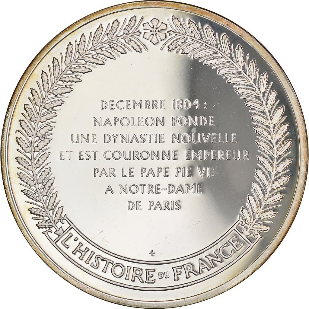 France, Medal, Le Sacre de Napoléon Bonaparte, MS(65-70), Silver