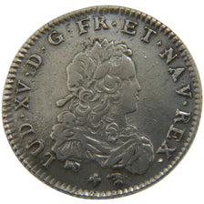 Moneda, Francia, Louis XV, 1/3 Écu de France, 1/3 Ecu, 1721, Orléans, MBC+