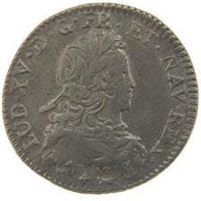 FRANCE, 1/6 Ecu, 1720, Paris, VF(20-25), Silver, Gadoury #297, 4.00
