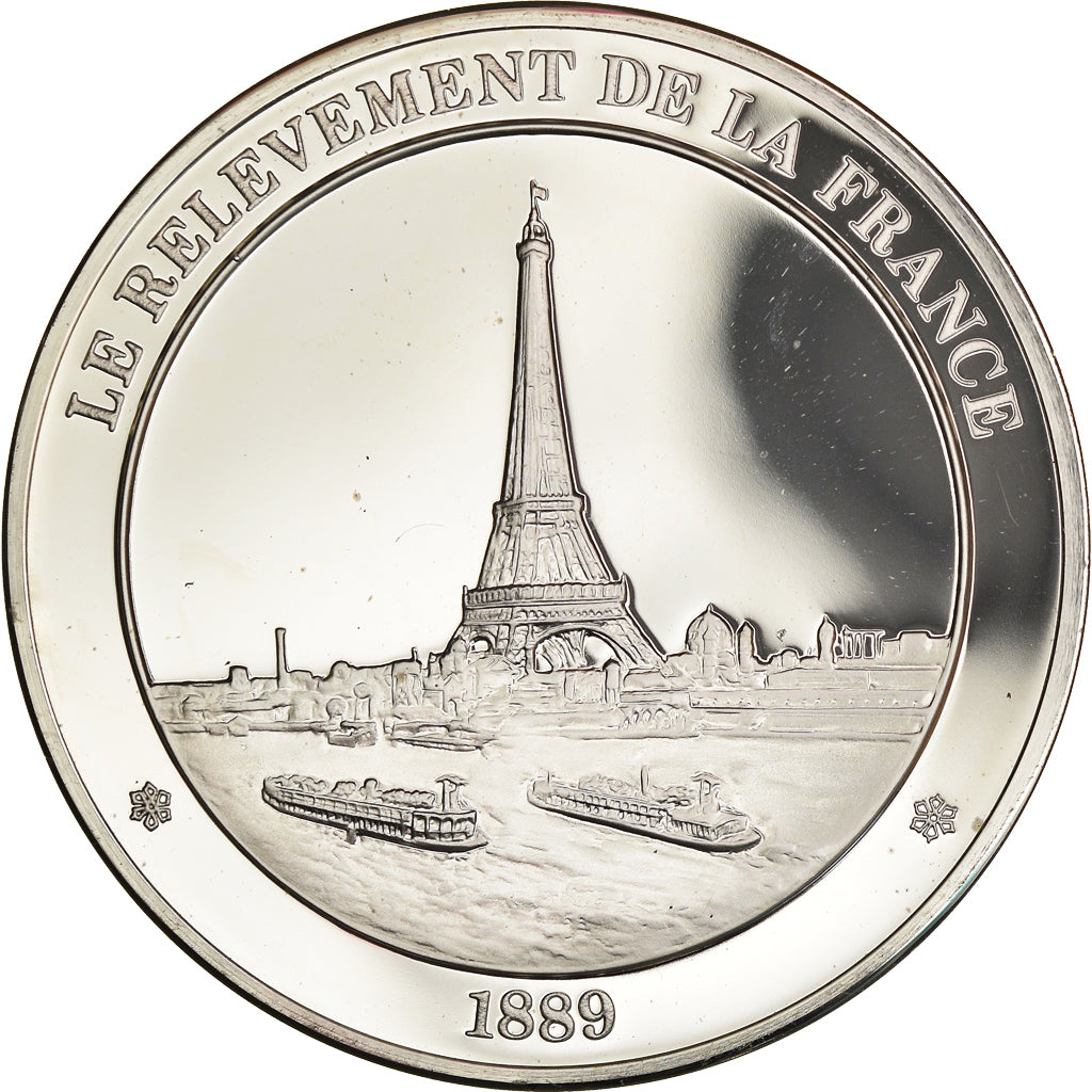 France, Medal, French Fifth Republic, Le relèvement de la France 1889, History