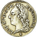 Coin, France, Louis XV, 1/10 Écu à la vieille tête, 12 Sols, 1/10 ECU, 1771