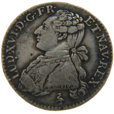 FRANCE, 1/5 Écu, 1/5 Ecu, 1786, Paris, AU(50-53), Silver, Gadoury #354, 5.80