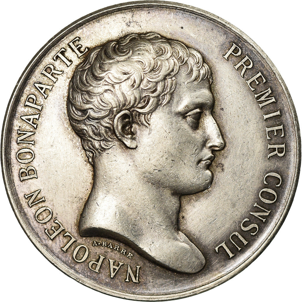 Francia, Token, Napoléon Bonaparte, Comité des Notaires, 1840, Barre, EBC