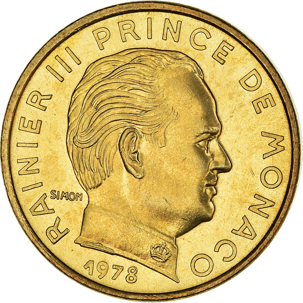Coin, Monaco, Rainier III, 5 Centimes, 1978, AU(55-58), Aluminum-Bronze, KM:156