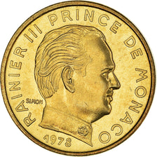 Coin, Monaco, Rainier III, 5 Centimes, 1978, AU(55-58), Aluminum-Bronze, KM:156