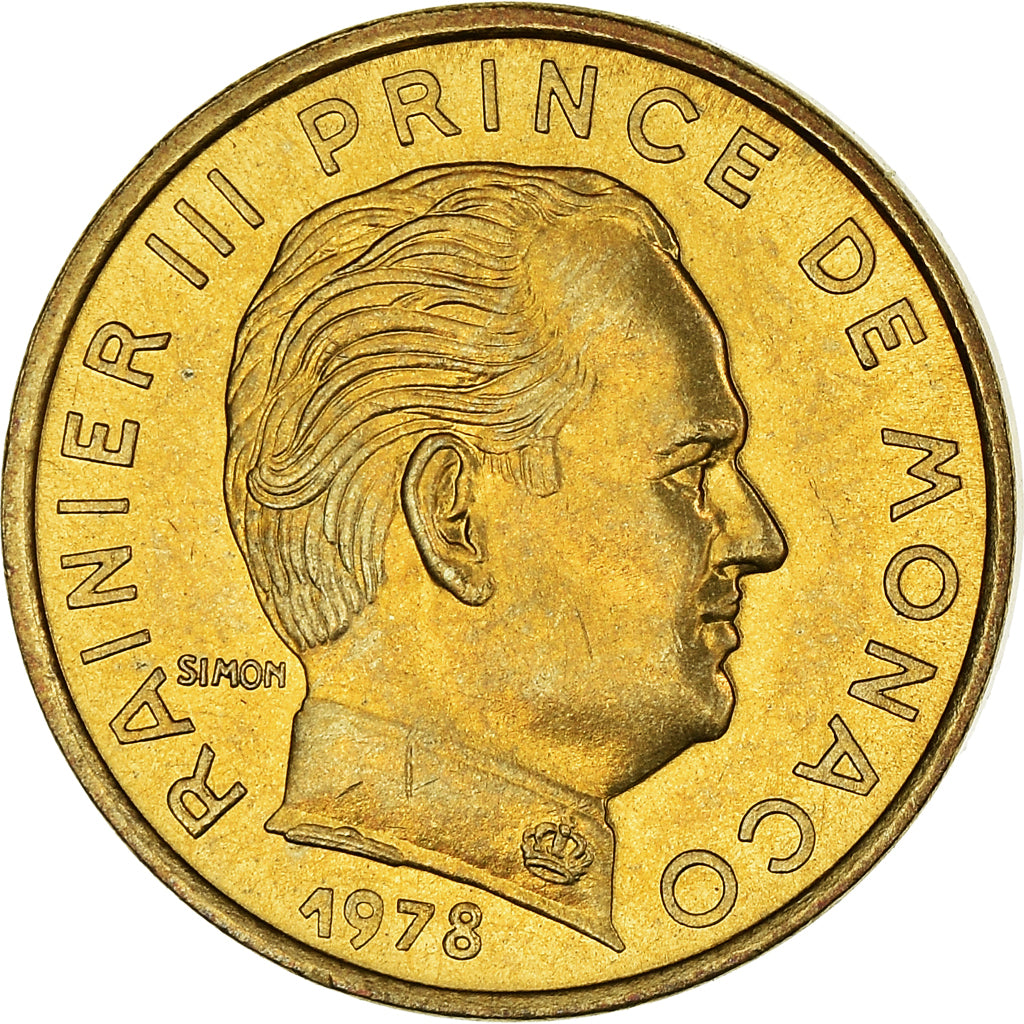 Coin, Monaco, Rainier III, 5 Centimes, 1978, AU(50-53), Aluminum-Bronze, KM:156