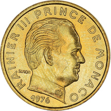 Münze, Monaco, Rainier III, 5 Centimes, 1976, VZ, Aluminum-Bronze, KM:156