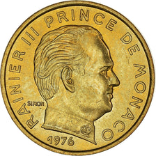 Moneta, Monaco, Rainier III, 5 Centimes, 1976, SPL-, Alluminio-bronzo, KM:156