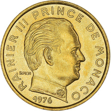 Coin, Monaco, Rainier III, 5 Centimes, 1976, MS(60-62), Aluminum-Bronze, KM:156