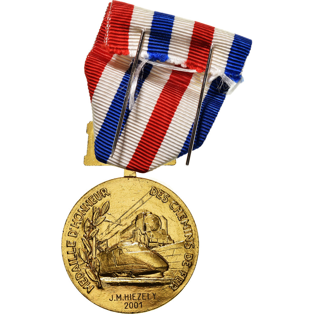 France, Médaille d'honneur des chemins de fer, Railway, Medal, 2001, Excellent