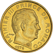 Moneta, Monaco, Rainier III, 5 Centimes, 1976, SPL-, Alluminio-bronzo, KM:156
