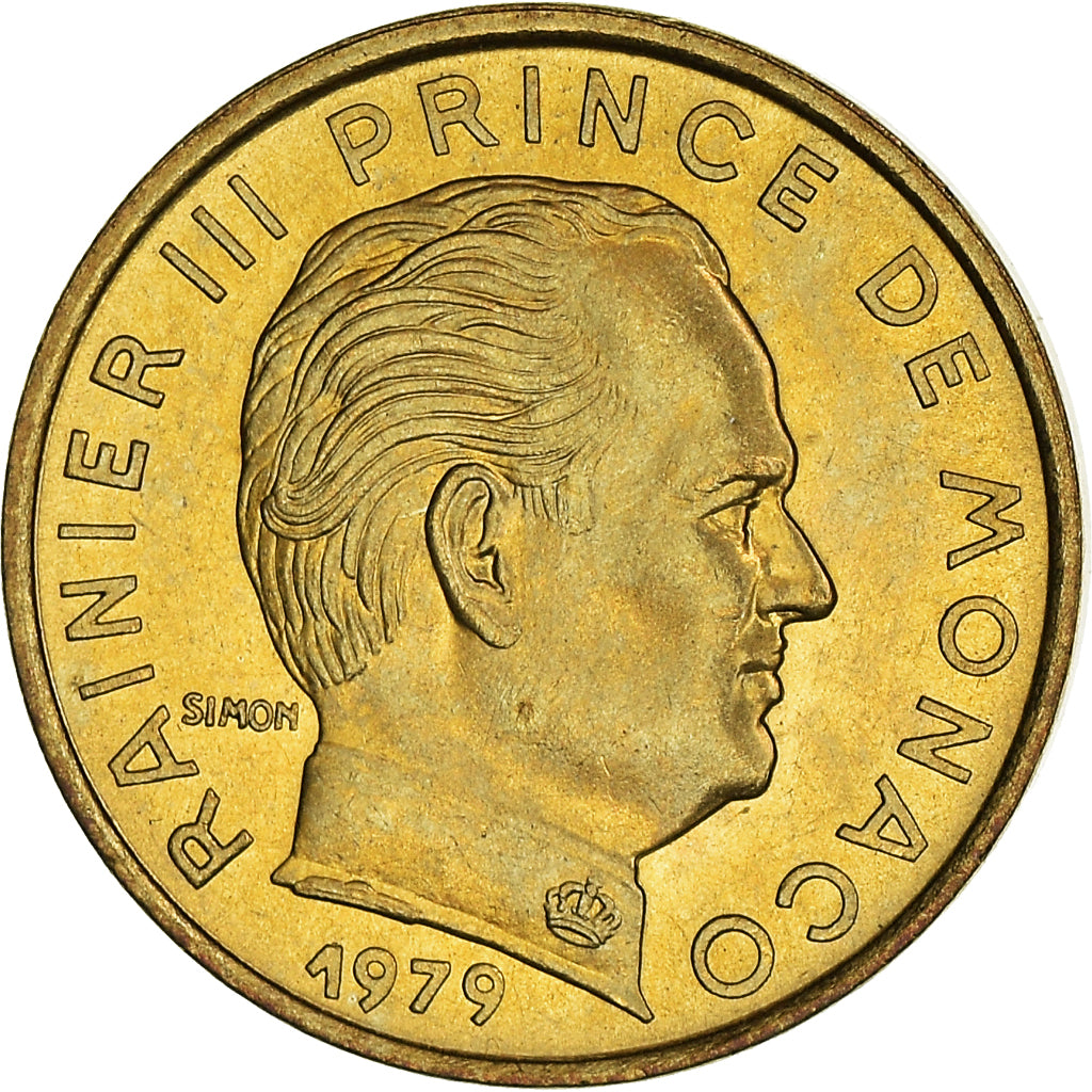 Münze, Monaco, Rainier III, 5 Centimes, 1979, VZ, Aluminum-Bronze, KM:156