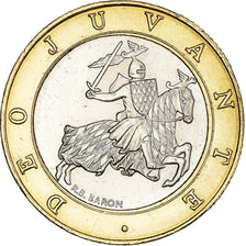 Coin, Monaco, Rainier III, 10 Francs, 2000, MS(63), Bi-Metallic, KM:163