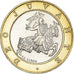 Coin, Monaco, Rainier III, 10 Francs, 2000, MS(63), Bi-Metallic, KM:163