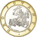 Moneta, Monaco, Rainier III, 10 Francs, 1996, MS(63), Bimetaliczny, KM:163