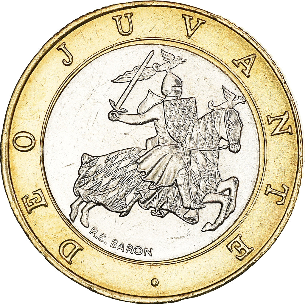 Coin, Monaco, Rainier III, 10 Francs, 1997, MS(63), Bi-Metallic, KM:163