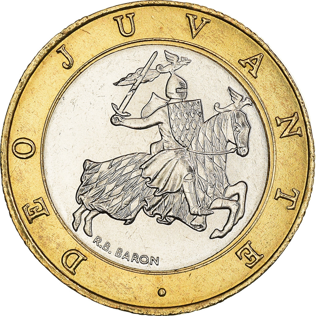 Coin, Monaco, Rainier III, 10 Francs, 1997, MS(63), Bi-Metallic, KM:163