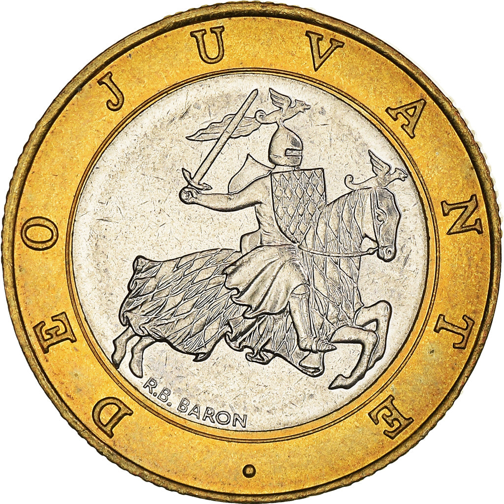 Coin, Monaco, Rainier III, 10 Francs, 1991, EF(40-45), Bi-Metallic, KM:163