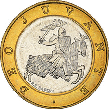 Coin, Monaco, Rainier III, 10 Francs, 1991, EF(40-45), Bi-Metallic, KM:163