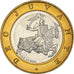 Coin, Monaco, Rainier III, 10 Francs, 1991, EF(40-45), Bi-Metallic, KM:163