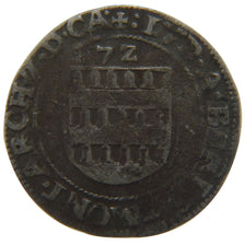 FRANCE, Double Patard, 1572, EF(40-45), Silver, 3.00