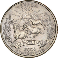 Coin, United States, 1/4 dollar, Quarter, 2006, U.S. Mint, Denver, Nevada, 1864