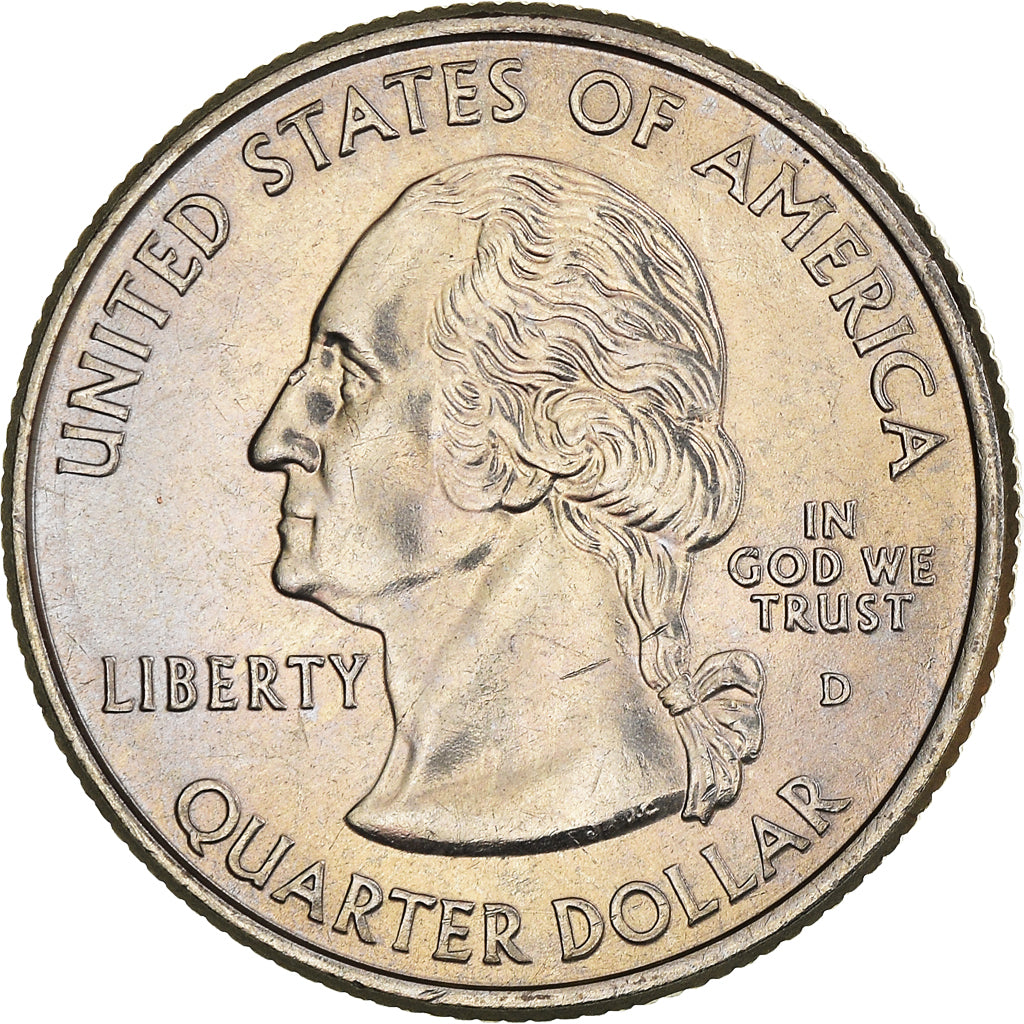 Coin, United States, 1/4 dollar, Quarter, 2006, U.S. Mint, Denver, Nevada, 1864