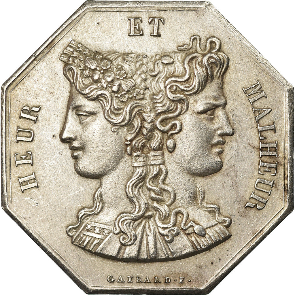 France, Jeton, Club, Heur et Malheur, Gayrard, SUP+, Argent