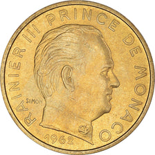 Coin, Monaco, Rainier III, 20 Centimes, 1962, AU(50-53), Aluminum-Bronze, KM:143