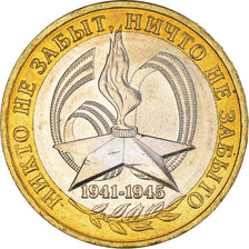 Münze, Russland, 10 Roubles, 2005, Saint-Petersburg, SS, Bi-Metallic, KM:827