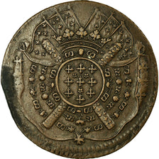 Moneda, ESTADOS FRANCESES, LILLE, 20 Sols, 1708, MBC+, Cobre, Boudeau:2313