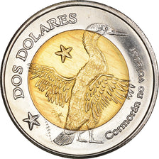 Coin, GALAPAGOS ISLANDS, 2 Dolares, 2008, MS(65-70), Bi-Metallic, KM:7